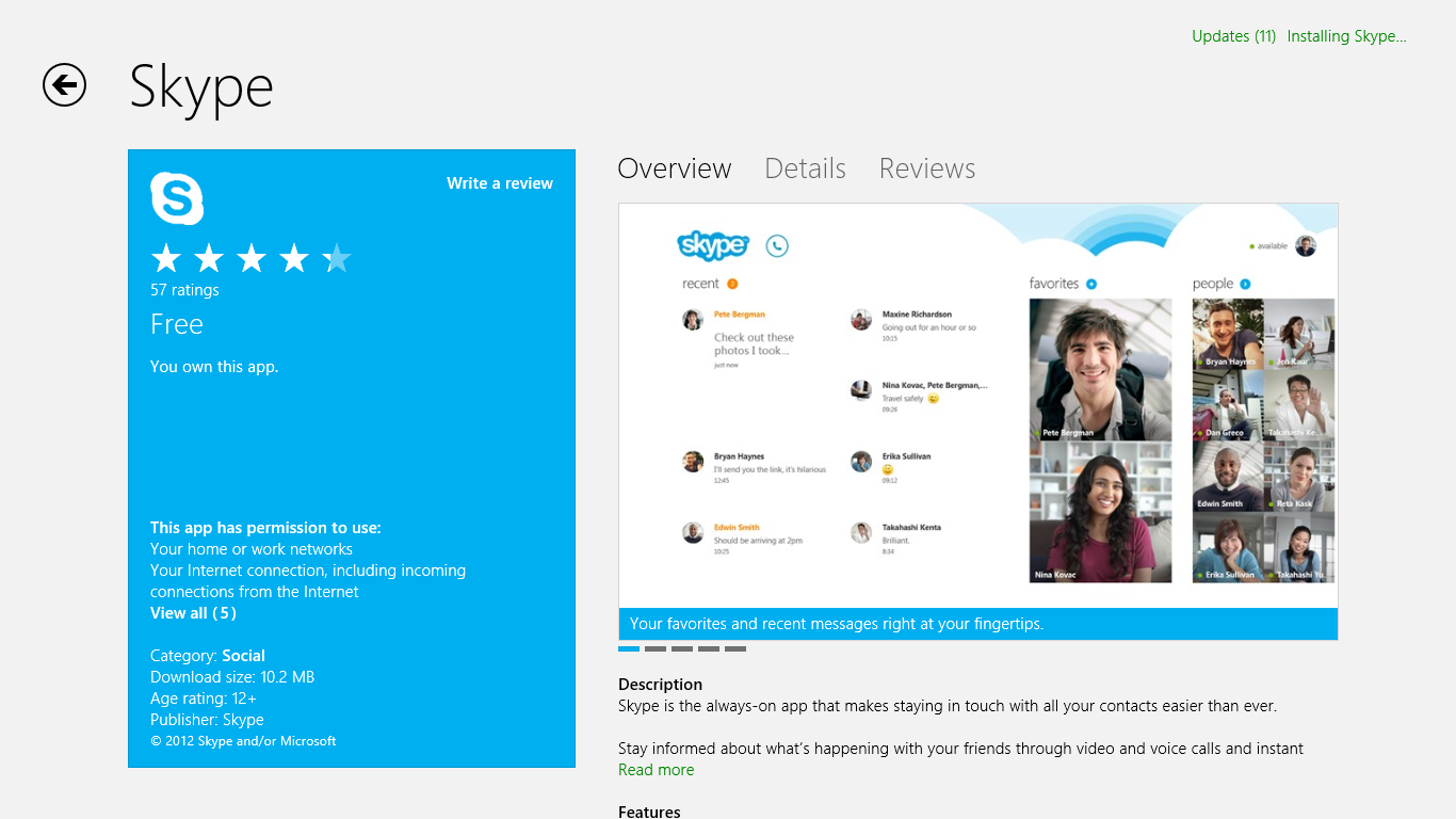 Aplicación de Skype para Windows 8 Techenol.png
