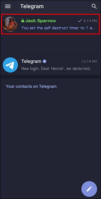 1689151516 913 Como usar el chat secreto en Telegram