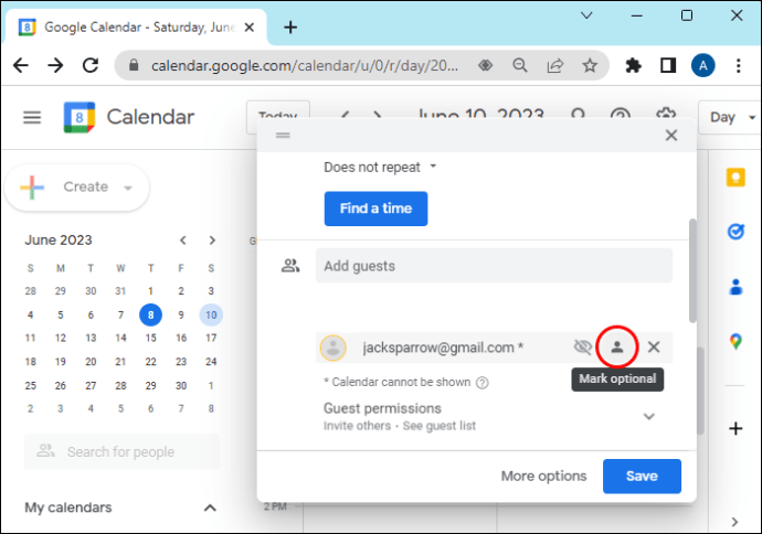 1689152409 374 Como agregar un invitado opcional a Google Calendar