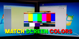 como hacer coincidir los colores de la pantalla en una