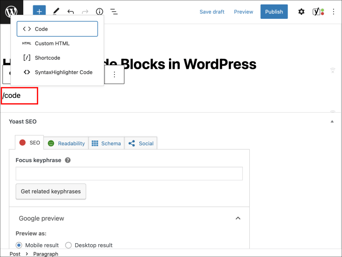1689350414 65 Como usar bloques de codigo en WordPress