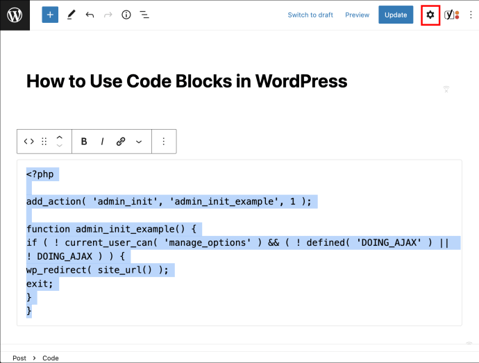 1689350417 68 Como usar bloques de codigo en WordPress
