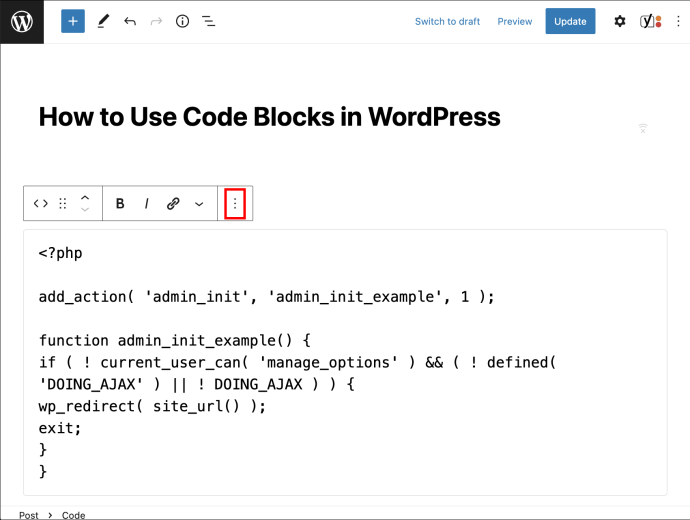 1689350422 957 Como usar bloques de codigo en WordPress