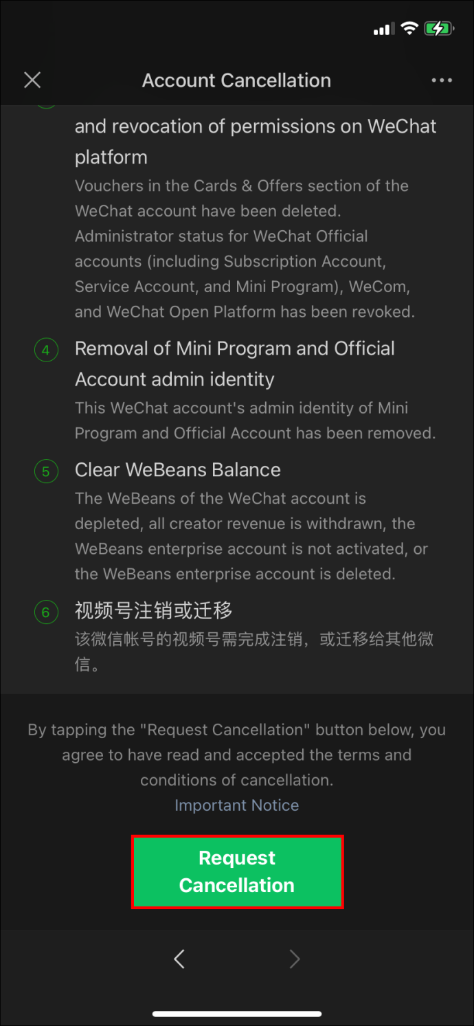 1689930011 446 Como eliminar una cuenta de WeChat