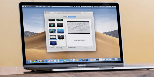Cómo configurar un protector de pantalla en una Mac