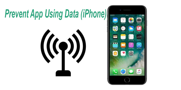 Cómo evitar que una aplicación use datos en el iPhone