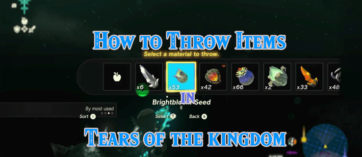 Cómo lanzar objetos en Tears of the Kingdom