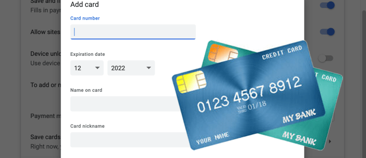 Cómo ver el número de tarjeta de crédito guardado en Chrome