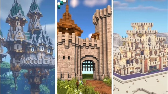 Ideas de diseno de castillo de Minecraft